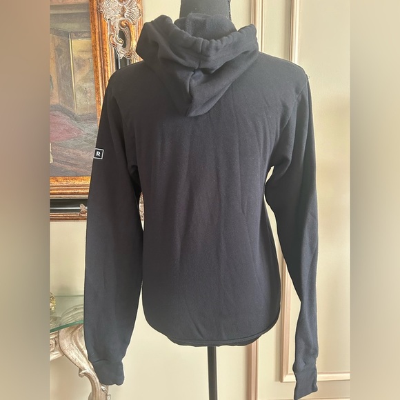 Roadster Black Zip Hoodie Sweatshirt Fleece Zip-Up Jacket Athleisure Size XS - Picture 5 of 8